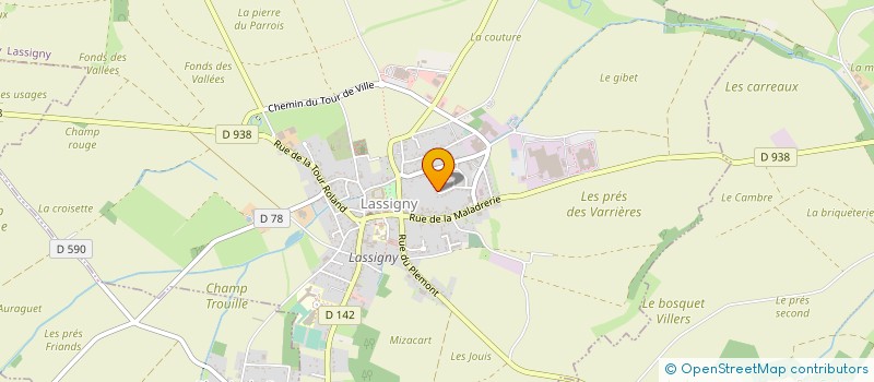 localisation de l'entreprise MADAME STACY PERICAT à LASSIGNY
