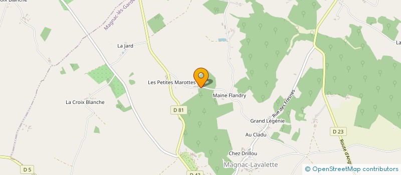 localisation de l'entreprise MADAME STACY PIERDON à MAGNAC-LAVALETTE-VILLARS