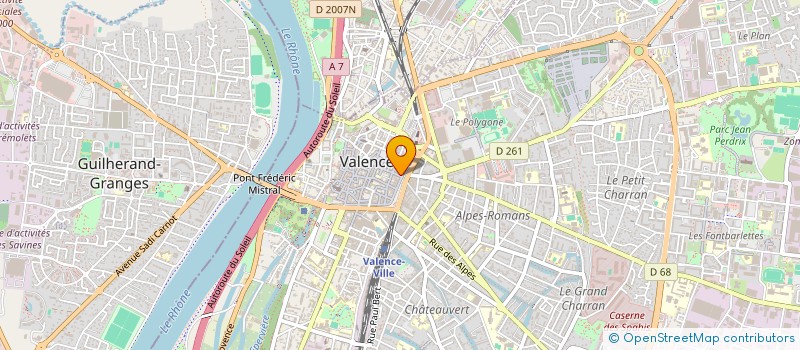 localisation de l'entreprise MADAME STACY TREUVEY  VALENCE