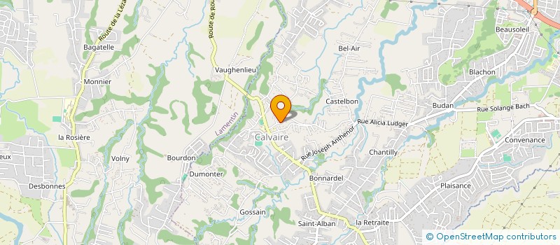 localisation de l'entreprise MADAME STACY VEDRINE  BAIE-MAHAULT