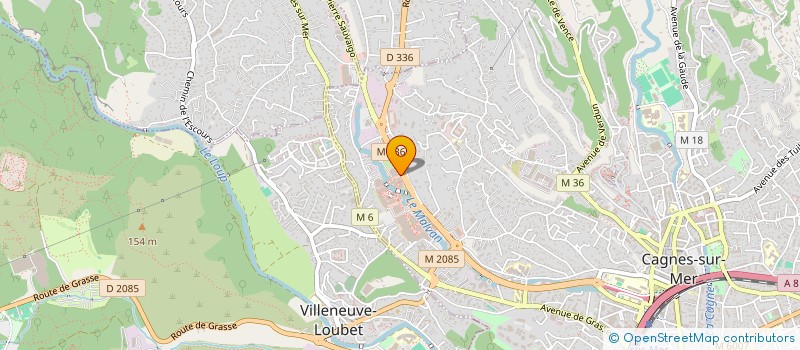 localisation de l'entreprise MADAME STACY VIALE  CAGNES-SUR-MER
