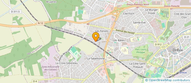 localisation de l'entreprise MADAME STACY WASSOU à DREUX