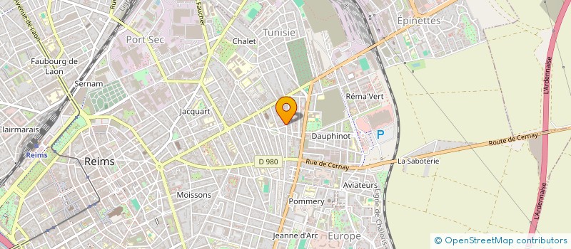 localisation de l'entreprise MADAME STAICY BROUSSE  REIMS