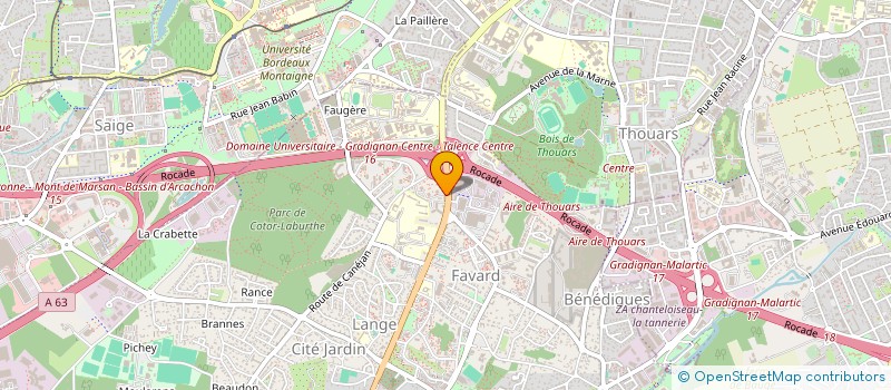 localisation de l'entreprise MADAME STAMENOVA VIOLETTA TRAITCHEVA à GRADIGNAN