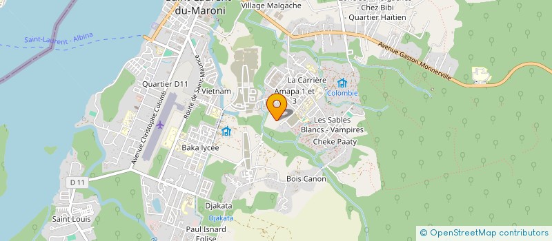 localisation de l'entreprise MADAME STANA FOSSE à SAINT-LAURENT-DU-MARONI
