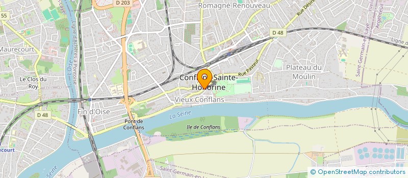 localisation de l'entreprise MADAME STANICA MILOVANOVIC à CONFLANS-SAINTE-HONORINE
