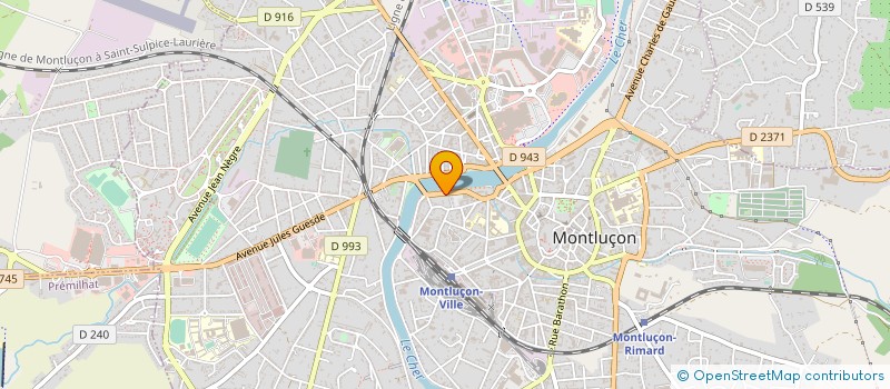 localisation de l'entreprise MADAME STANISLAWIA MIELCZAREK à MONTLUCON