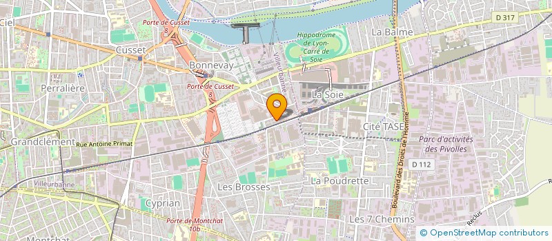 localisation de l'entreprise MADAME STANIZA MADI  VILLEURBANNE