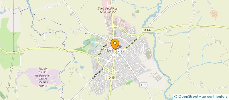 localisation de l'entreprise MADAME STANY AUDUSSEAU  LE MAY-SUR-EVRE