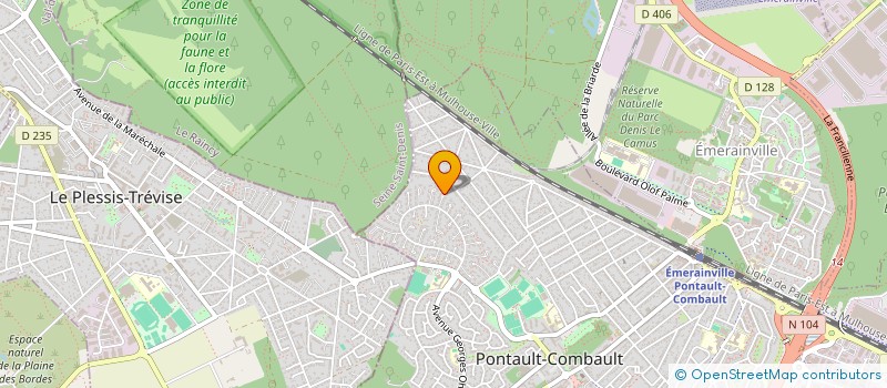 localisation de l'entreprise MADAME STAVINA BARTHELEMY à PONTAULT-COMBAULT