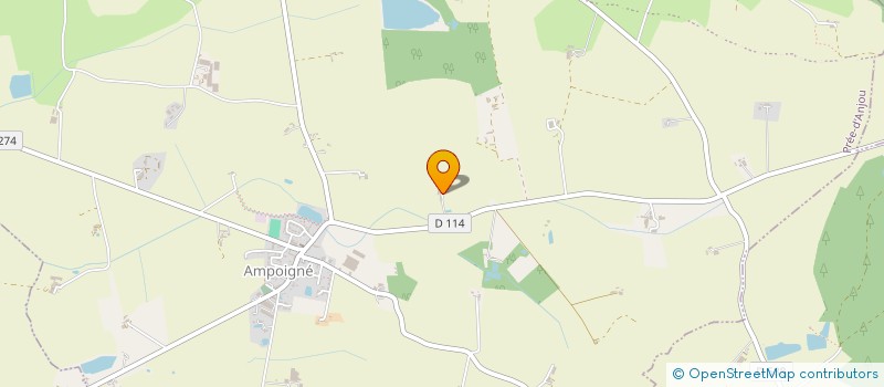 localisation de l'entreprise MADAME STECY DELHOMMEL  PREE-D'ANJOU