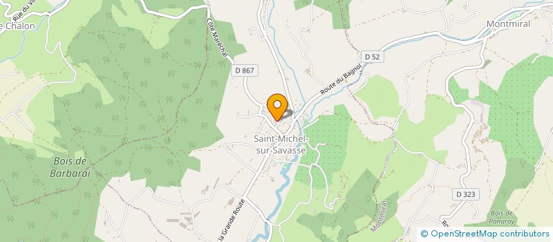 localisation de l'entreprise MADAME STECY DURON  SAINT-MICHEL-SUR-SAVASSE