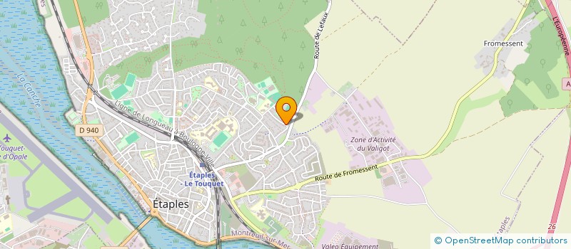 localisation de l'entreprise MADAME STECY DUSSART  LE TOUQUET-PARIS-PLAGE