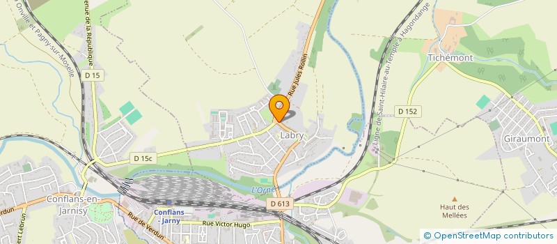 localisation de l'entreprise MADAME STECY LAAS  LABRY