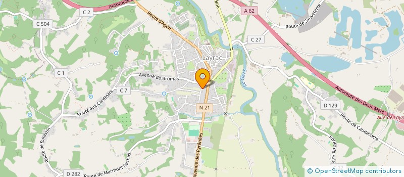 localisation de l'entreprise MADAME STECY LIEVY  LAYRAC