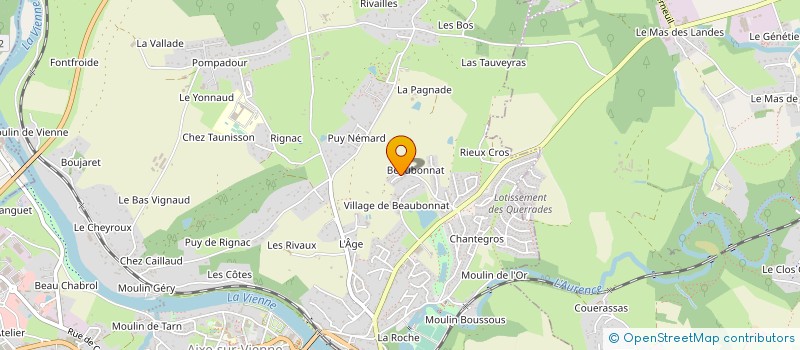 localisation de l'entreprise MADAME STECY PICQUE  AIXE-SUR-VIENNE