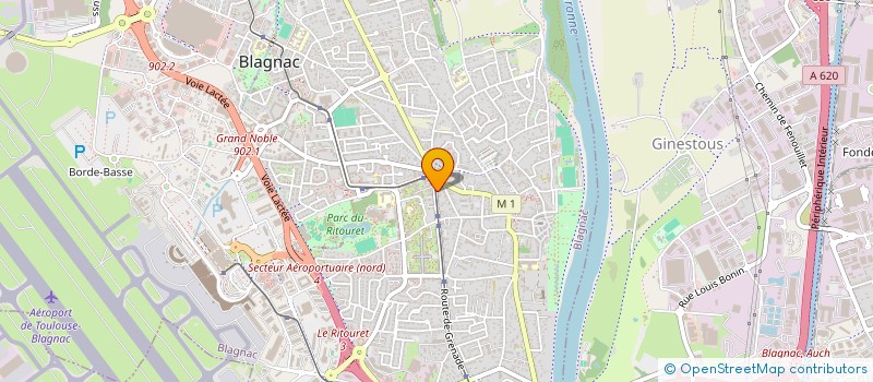 localisation de l'entreprise MADAME STECY RAMOS  BLAGNAC