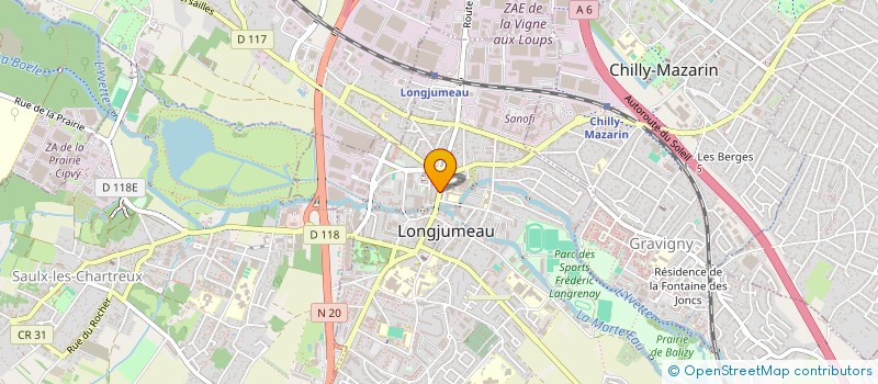 localisation de l'entreprise MADAME STECY VELLAYEN à LONGJUMEAU