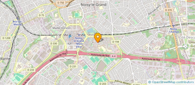 localisation de l'entreprise MADAME STECY VERHAEGEN  NOISY-LE-GRAND