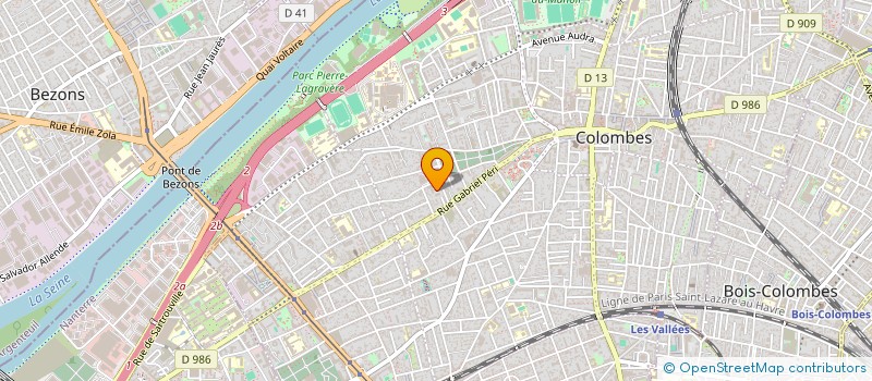 localisation de l'entreprise MADAME STEFANIA ALMANZA  COLOMBES