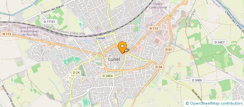 localisation de l'entreprise MADAME STEFANIA CALICIURI à LUNEL