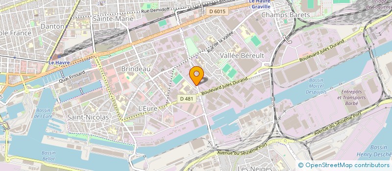 localisation de l'entreprise MADAME STEFANIA LEPADAT  LE HAVRE