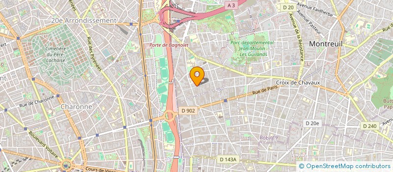 localisation de l'entreprise MADAME STEFANIA MAINENTI à BAGNOLET