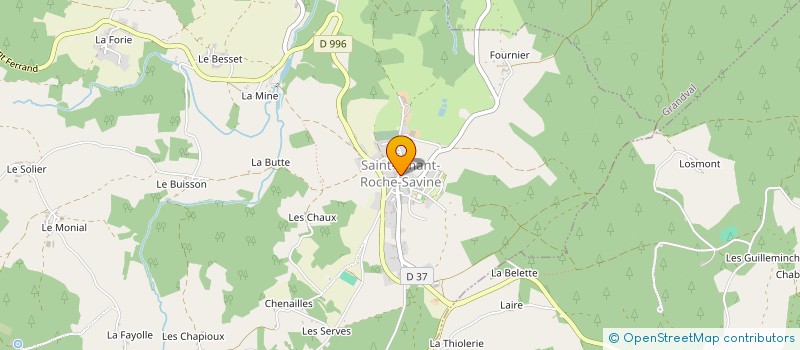localisation de l'entreprise MADAME STEFANIE CALESSE  SAINT-AMANT-ROCHE-SAVINE