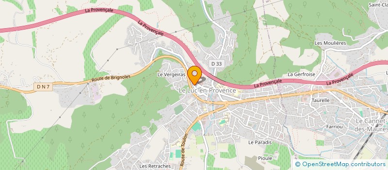 localisation de l'entreprise MADAME STEFANIE FERRARA  LE LUC