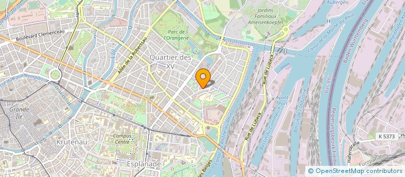localisation de l'entreprise MADAME STEFANIE HOESS à STRASBOURG