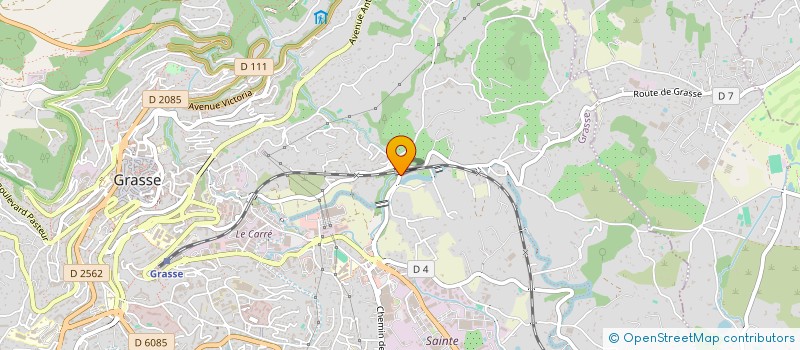 localisation de l'entreprise MADAME STEFANIE PEREZ  GRASSE