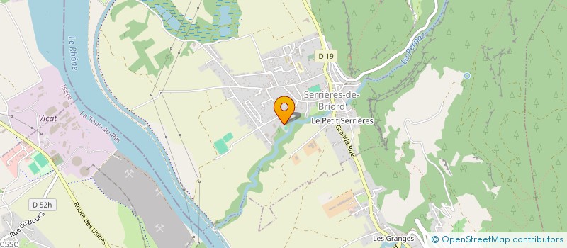 localisation de l'entreprise MADAME STEFANIE PICCOLO  SERRIERES-DE-BRIORD