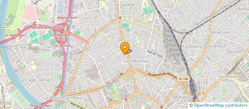 localisation de l'entreprise MADAME STEFANIE RIBEIRO MERSIER à TOULOUSE