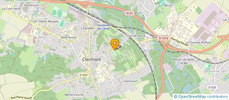 localisation de l'entreprise MADAME STEFANIE THEVENOT à CLERMONT