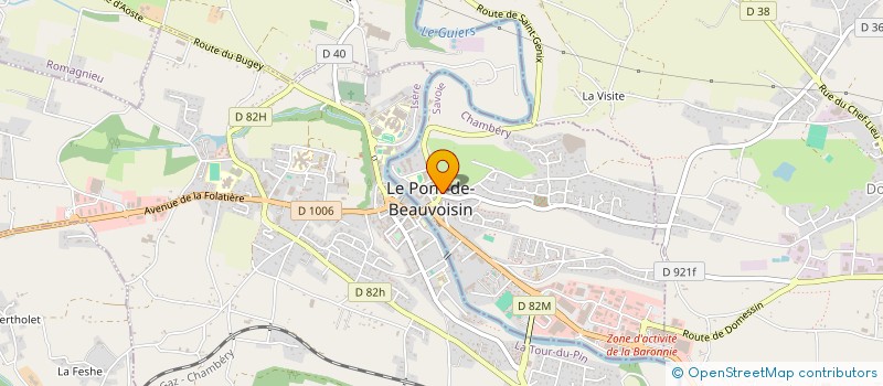 localisation de l'entreprise MADAME STEFANIE WALTER  LE PONT-DE-BEAUVOISIN