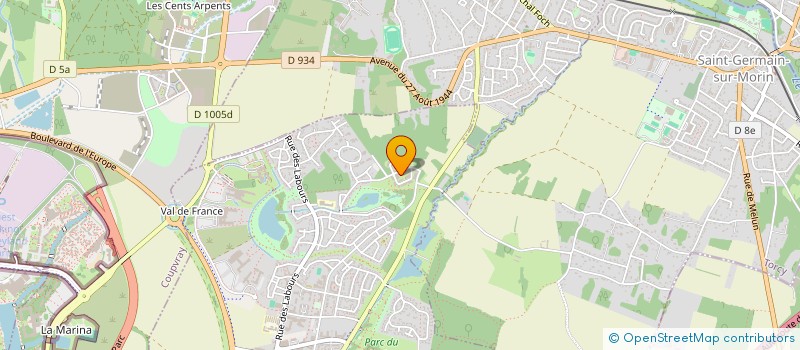 localisation de l'entreprise MADAME STEFANY CASTRILON FRANCO  MAGNY-LE-HONGRE