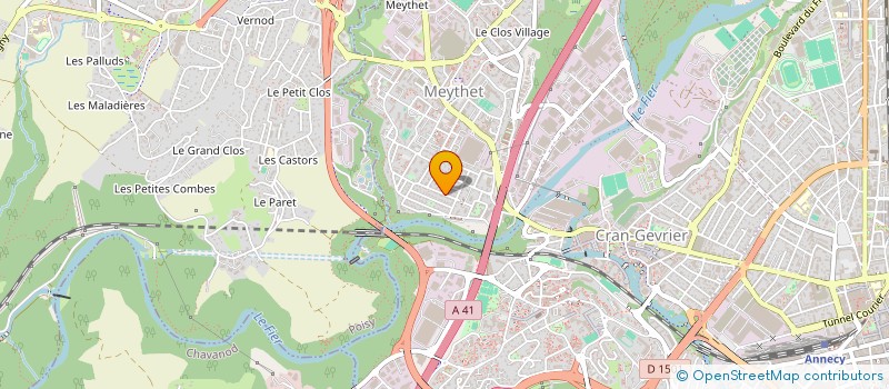 localisation de l'entreprise MADAME STEFANY PIGEAULT à ANNECY