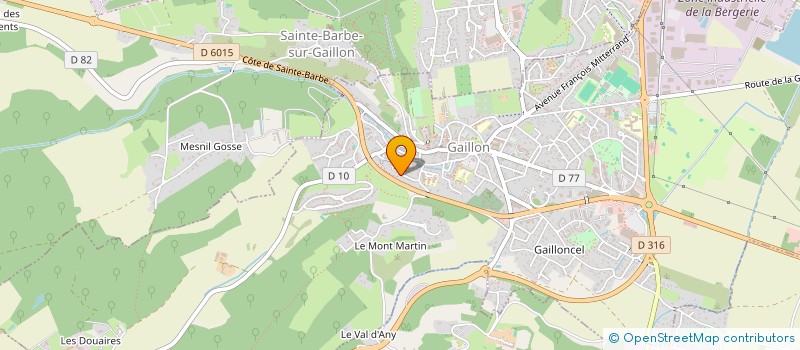 localisation de l'entreprise MADAME STEFANY VERIEU  GAILLON