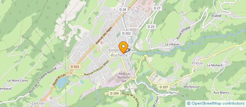 localisation de l'entreprise MADAME STEFFI ALONZI à VALGELON-LA ROCHETTE