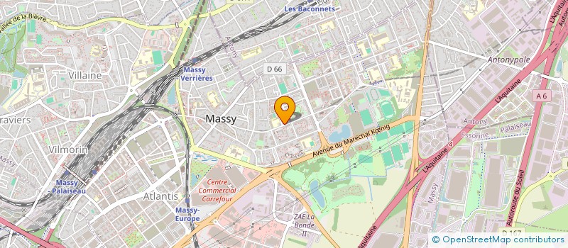 localisation de l'entreprise MADAME STEFFI DOS SANTOS  MASSY