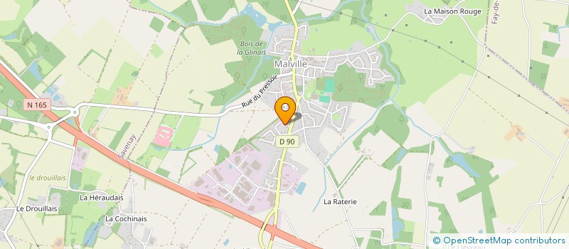 localisation de l'entreprise MADAME STEFFIE GICQUEL  MALVILLE