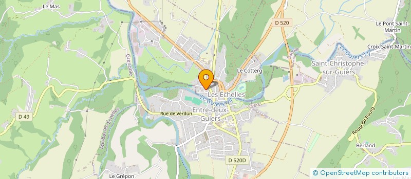 localisation de l'entreprise MADAME STEFFIE OUDARD à LES ECHELLES