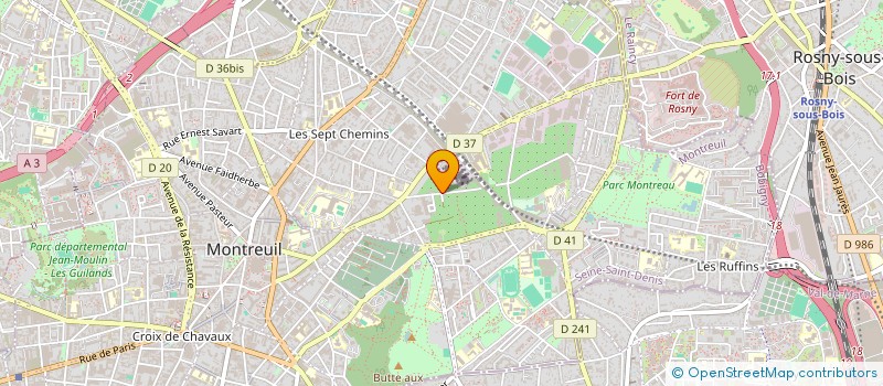 localisation de l'entreprise MADAME STEFFY GRAFF  MONTREUIL