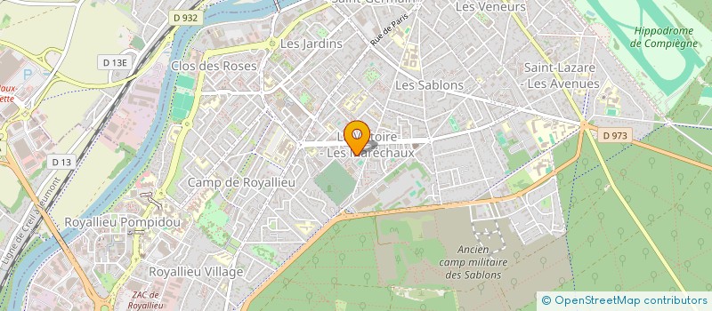 localisation de l'entreprise MADAME STEFFY LETURQUE  COMPIEGNE