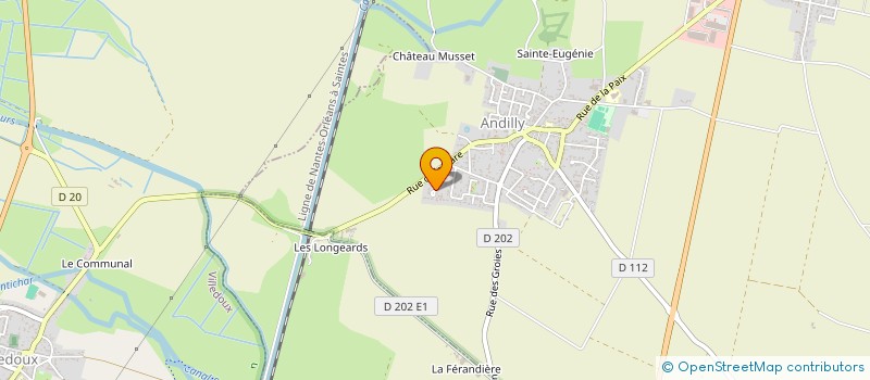 localisation de l'entreprise MADAME STEFFY NOBLANC à ANDILLY