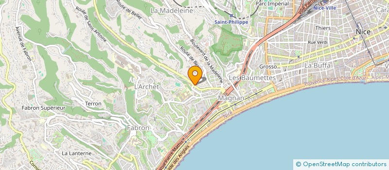 localisation de l'entreprise MADAME STEFFY PARISI  NICE