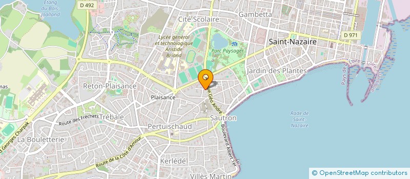 localisation de l'entreprise MADAME STEFFY PIERRE  SAINT-NAZAIRE