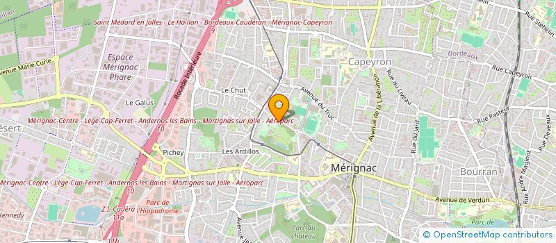 localisation de l'entreprise MADAME STEFKA SIMEONOVA  MERIGNAC