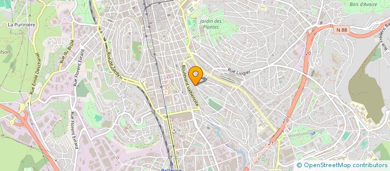 localisation de l'entreprise MADAME STELA CHENET  SAINT-ETIENNE