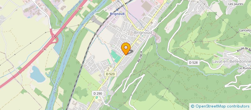 localisation de l'entreprise MADAME STELA DYANKOVA  VILLARD-BONNOT